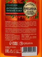 Гель для душа, интенсивное питание кожи, аромат рябины, 250