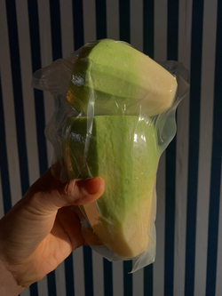 Редька зеленая чищеная