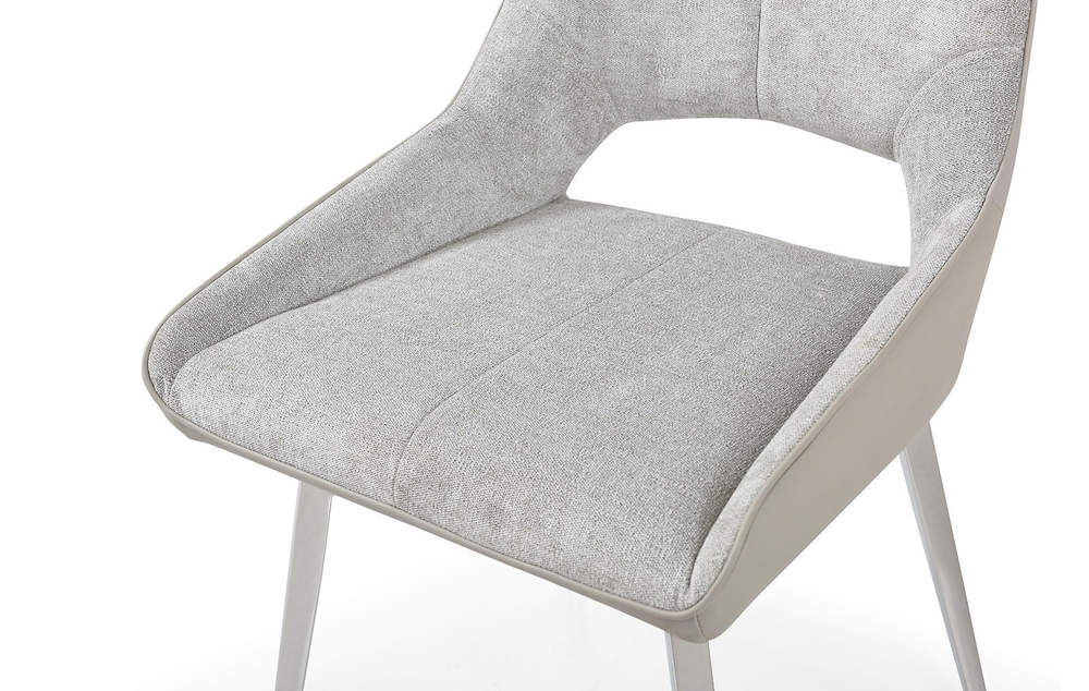 Стул DC1239 бежевый/ноги сталь