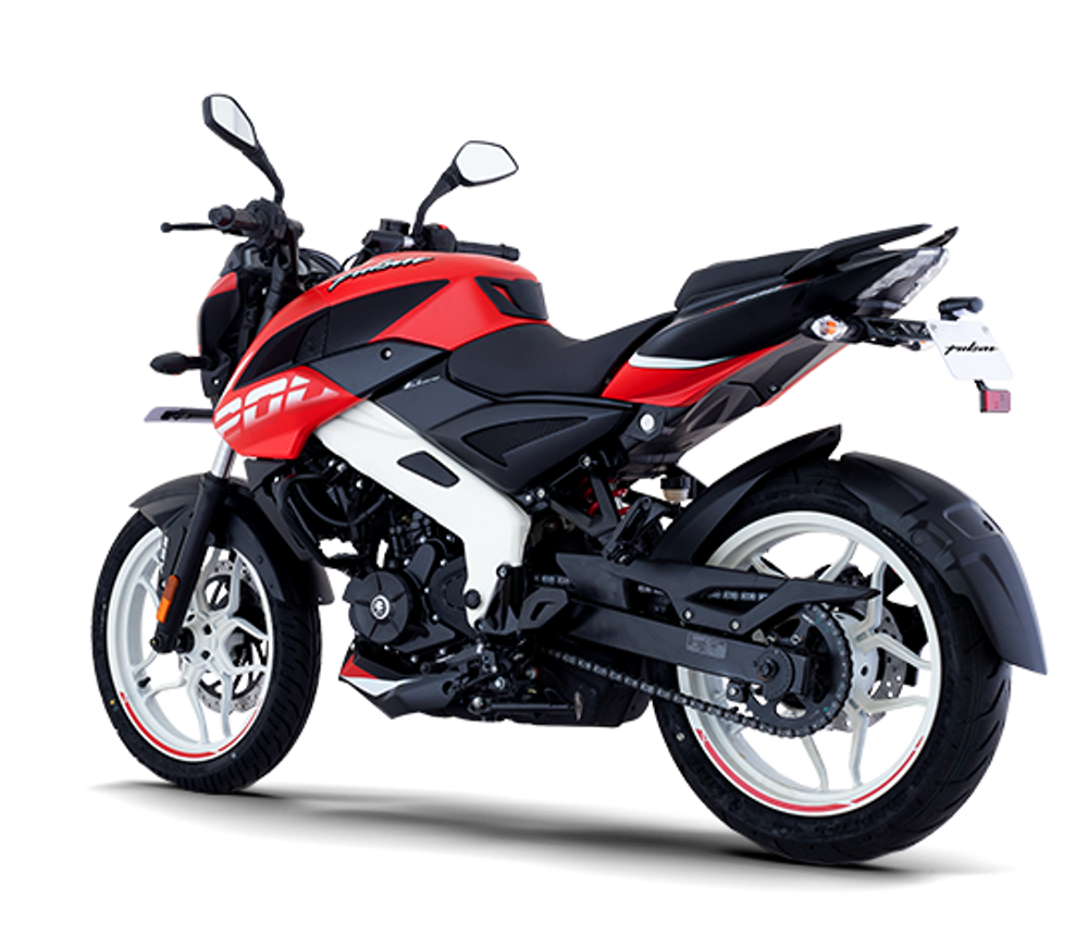Мотоцикл Bajaj Pulsar NS200 красный
