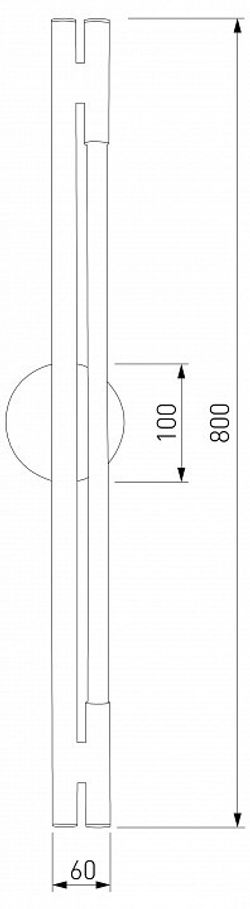 Накладной светильник Eurosvet Talus 50265 LED титан