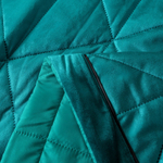 Велюровое покрывало в клетку OVL045, размер 240*260, наволочки 50-70 2 шт