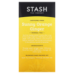 Stash Tea, Herbal Tea, солнечный апельсин и имбирь, без кофеина, 18 чайных пакетиков, 36 г (1,2 унции)