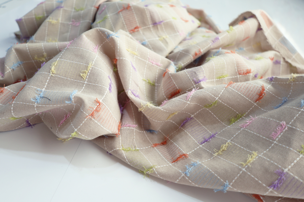 БЕЖ - Плательно-рубашечная ткань (1368 Маша) УЦЕНКА!