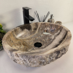 Раковина из оникса Erozy Grey EO-64728 51*41*16 0156