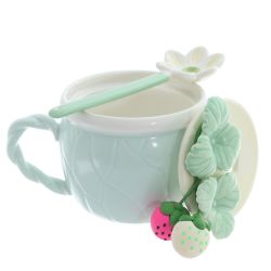 GAEM Кружка с крышкой и ложкой, 330 мл, L14 W10 H13 см, 2в.