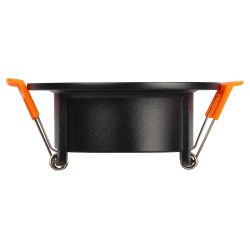 Светильник встраиваемый алюминиевый ЭРА KL96 BK под лампу MR16 GU5.3 черный | Алюминиевые встраиваемые светильники