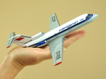 Модель самолета Як-40 (М1:100, Аэрофлот СССР-87498)