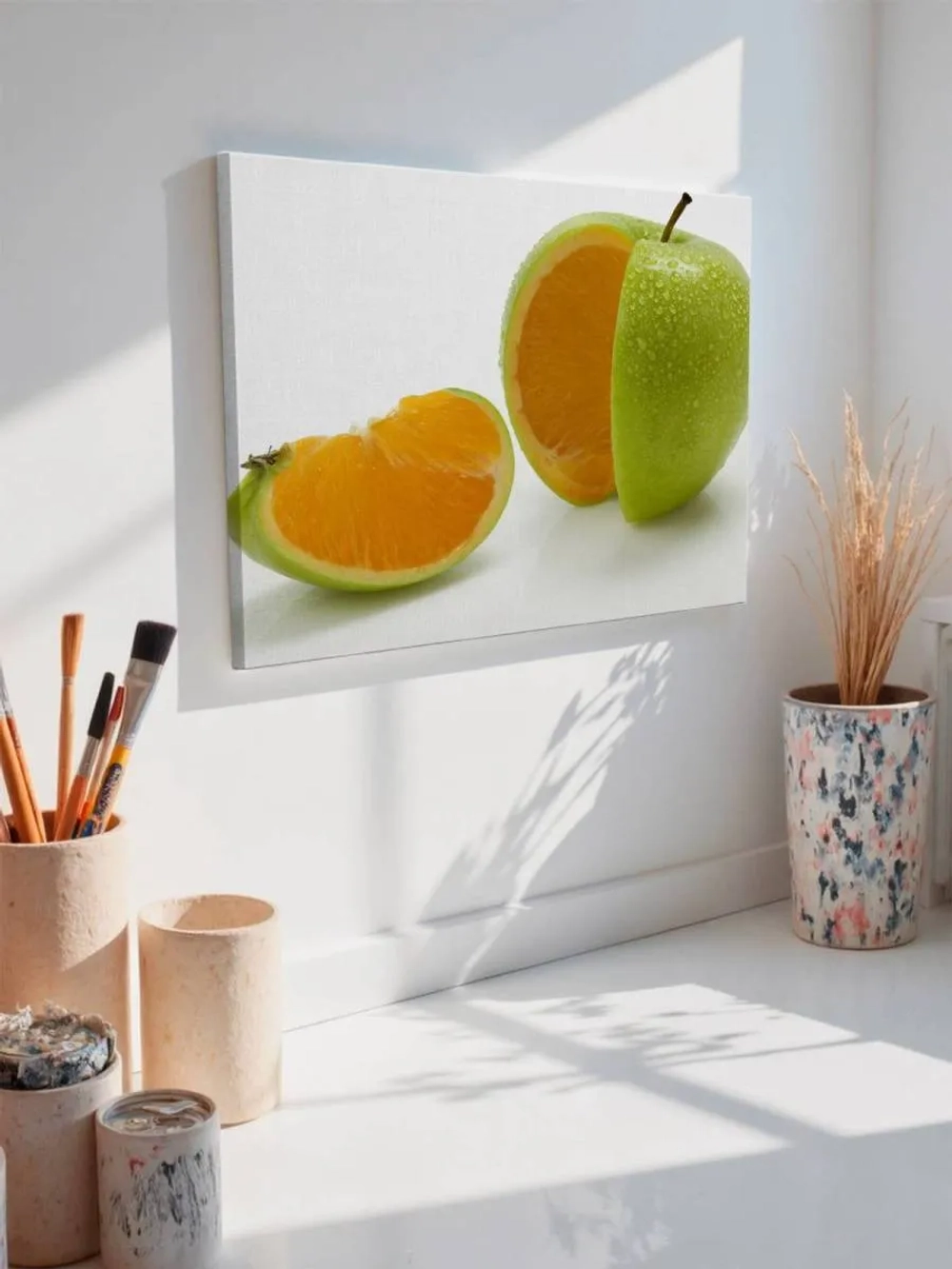 Картина на стену 40 X 50 Цитрус яблоко
