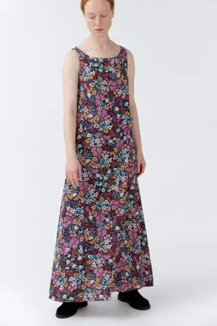 Платье-майка с цветами из вискозы