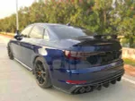 Карбоновый спойлер для AUDI A4 S4 B9 B9.5 2017+ Ауди аэродинамический обвес
