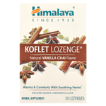 Himalaya, Koflet Lozenge®, натуральный ванильный чай, 20 пастилок