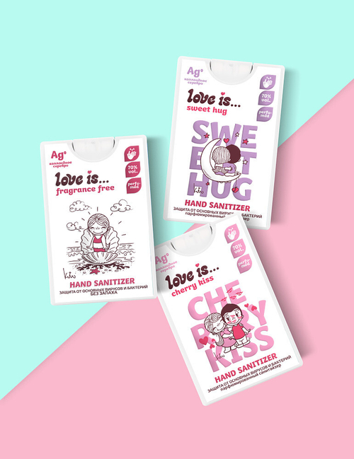 Антисептик спрей Love is..., 20 мл