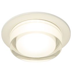 Встраиваемый светильник декоративный ЭРА DK107 WH MR16 GU5.3 белый | Декоративные встраиваемые светильники