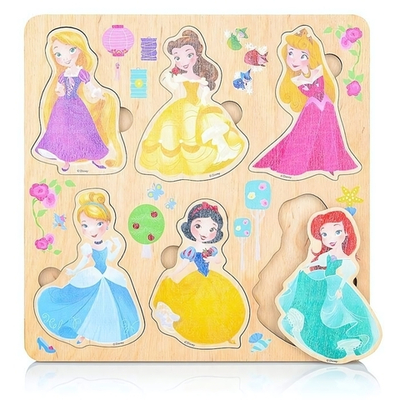 Пазл деревянный "Принцессы" (21х21см) Дисней (Т-Ц)