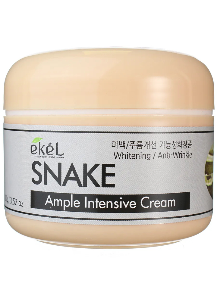 Крем для лица Ekel Snake Ample Intensive Cream ампульный с экстрактом змеиного яда 100 г