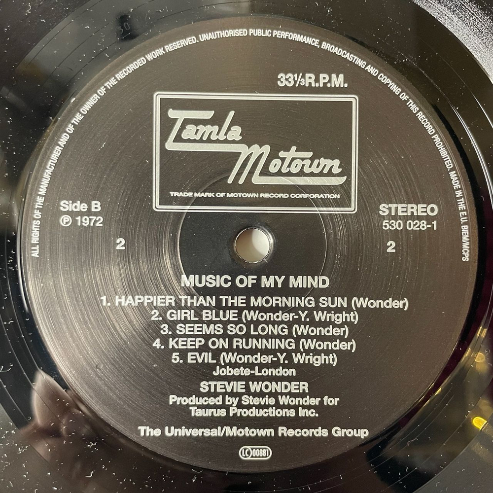 Виниловая пластинка LP Stevie Wonder Music Of My Mind (EU 2011)