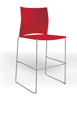 Web стул на полозьях кухонный/барный