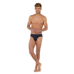 Мужские трусы брифы темно-синие HOM HO1 Mini Briefs HO1 359521_4000RA