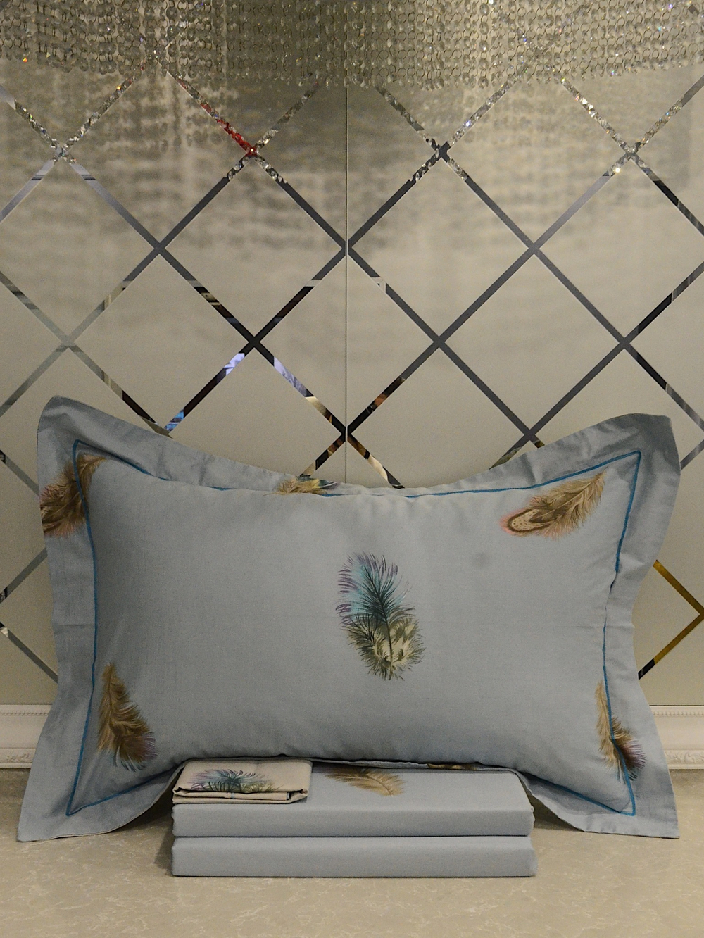 Постельное белье Feathers Blue