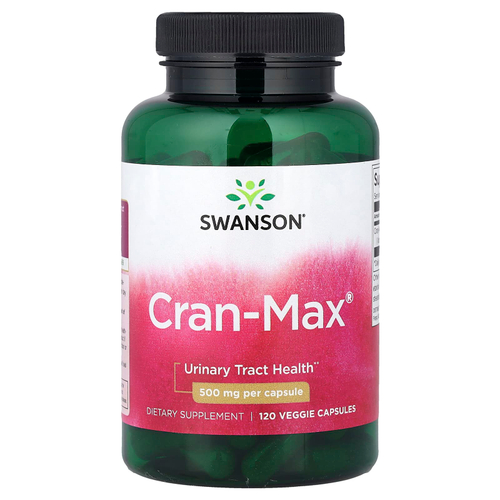 Swanson Vitamins, Cran-Max®, 500 мг, 120 растительных капсул
