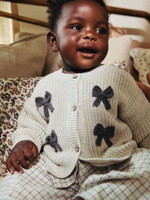 Вязаный кардиган для малышей Next K82-442, Светло-серый