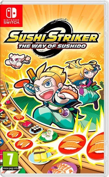 Sushi Striker: The Way of Sushid (Nintendo Switch, Английская версия, Б/У)