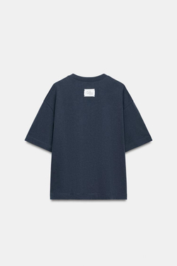 ZARA ФУТБОЛКА С ПРИНТОМ ©CASA BATLLÓ, НЕФТЯНОЙ