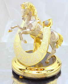 Подкова "На счастье". Агат