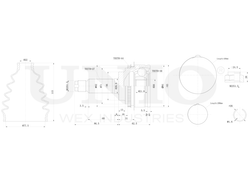 ШРУС внешний UNIO CVJ-20173