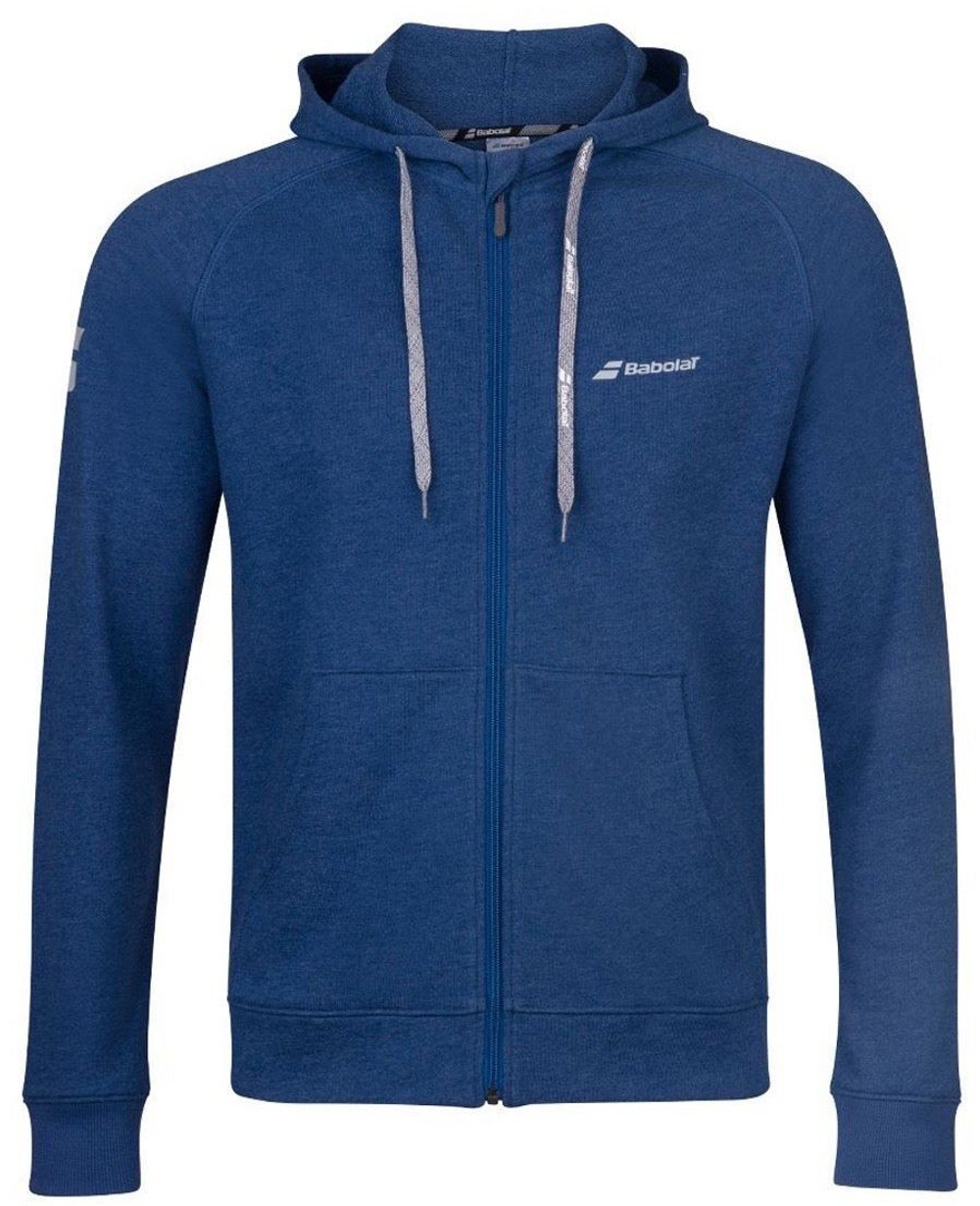 Кофта для мальчика теннисная Babolat Exercise Hood Jacket Boy - estate blue heather