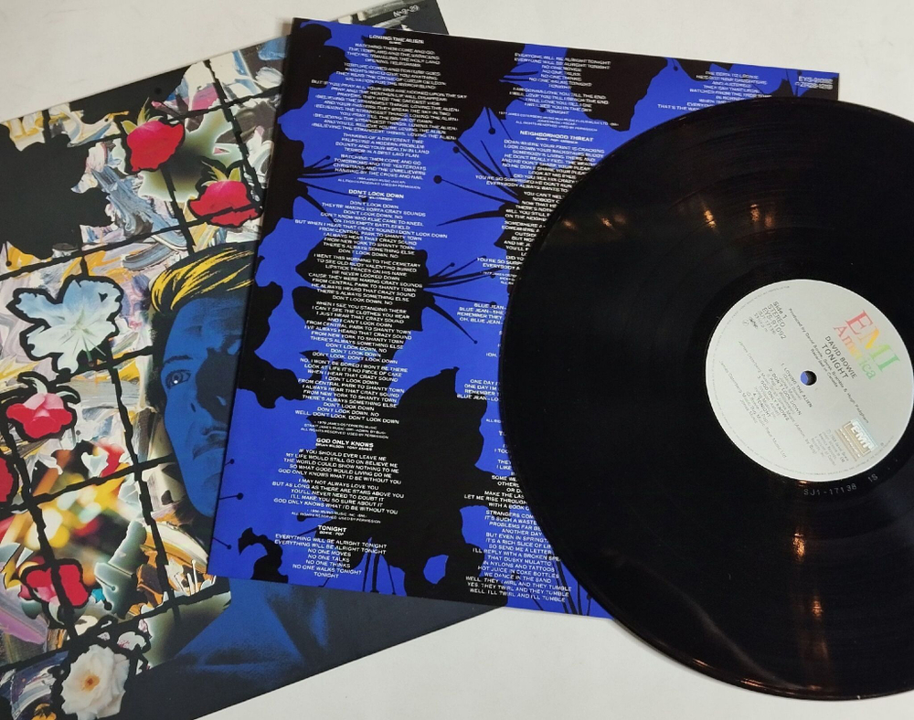 Винтажная виниловая пластинка LP David Bowie Tonight (Japan 1984) (No Obi) God Only Knows
