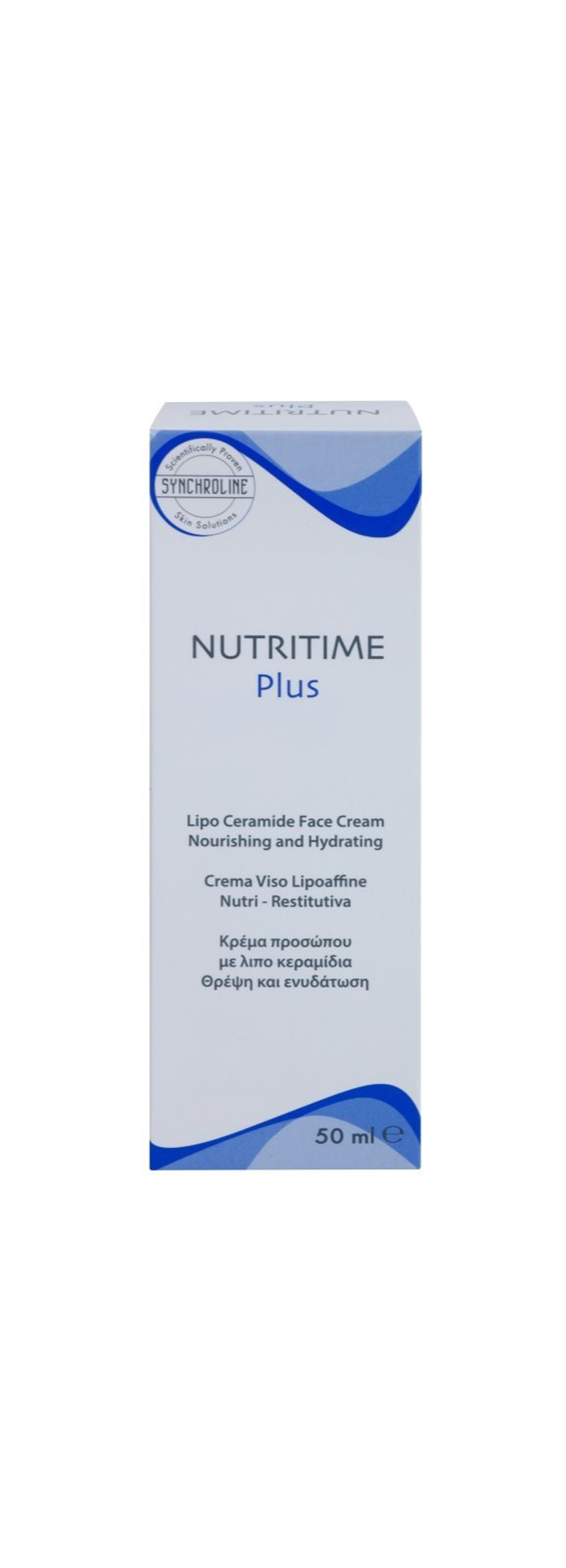 Synchroline Nutritime Plus - питательный и увлажняющий крем с керамидами /   50  ml  / GTIN 8023628200302