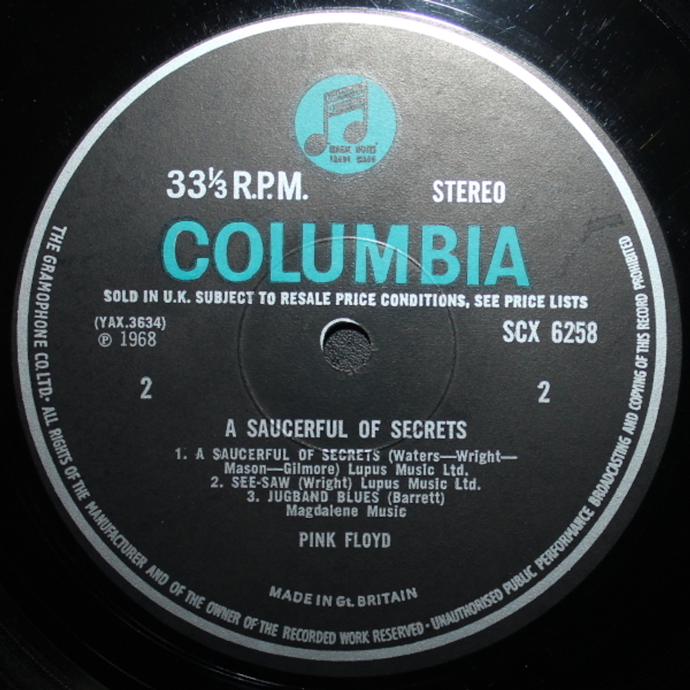 Pink Floyd / A Saucerful Of Secrets (LP)