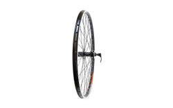 Колесо заднее 28-29" TRIX двойной обод пистон. черный, ДИСК касс. 8-10 ск. эксц. черный, спица черный
