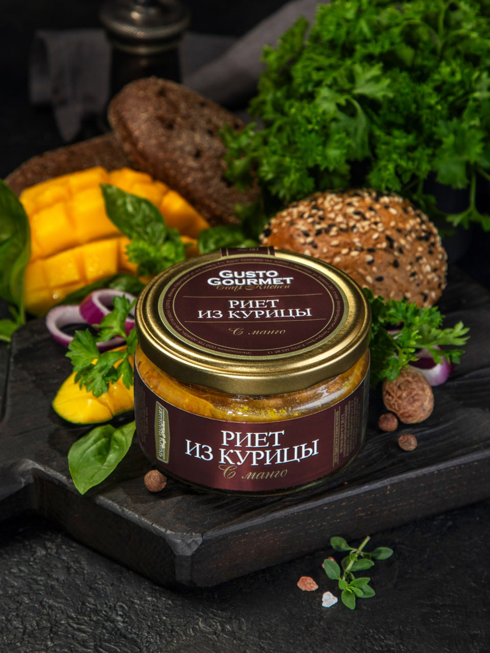 Риет из курица с манго 180 г