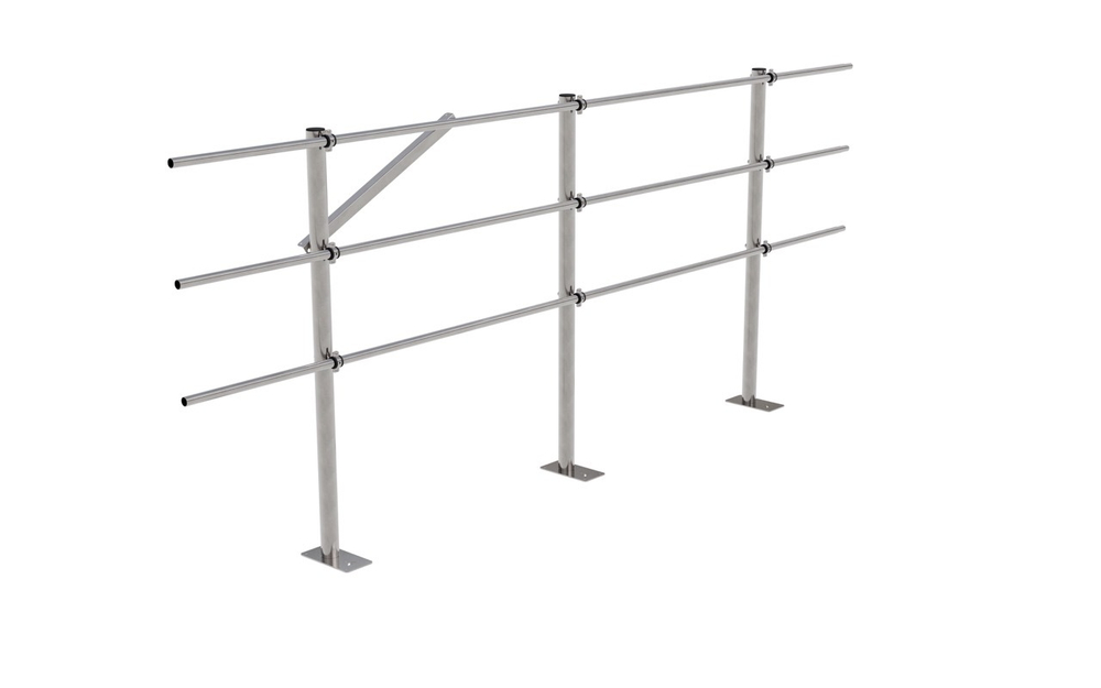 Кровельное ограждение Fachmann КО/PL/1200-3-3000
