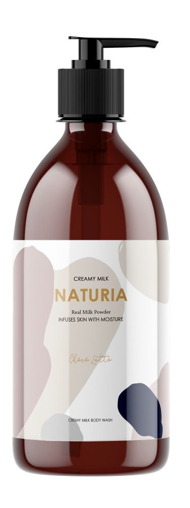 Гель для душа Evas Naturia Creamy Milk Body Wash Choco Latte Молочный Шоколадный Латте 750 мл