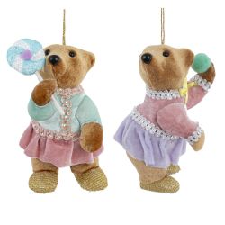 GAEM Изделие декоративное подвесное "Медвежонок", L8 W11 H16 см, 2в.