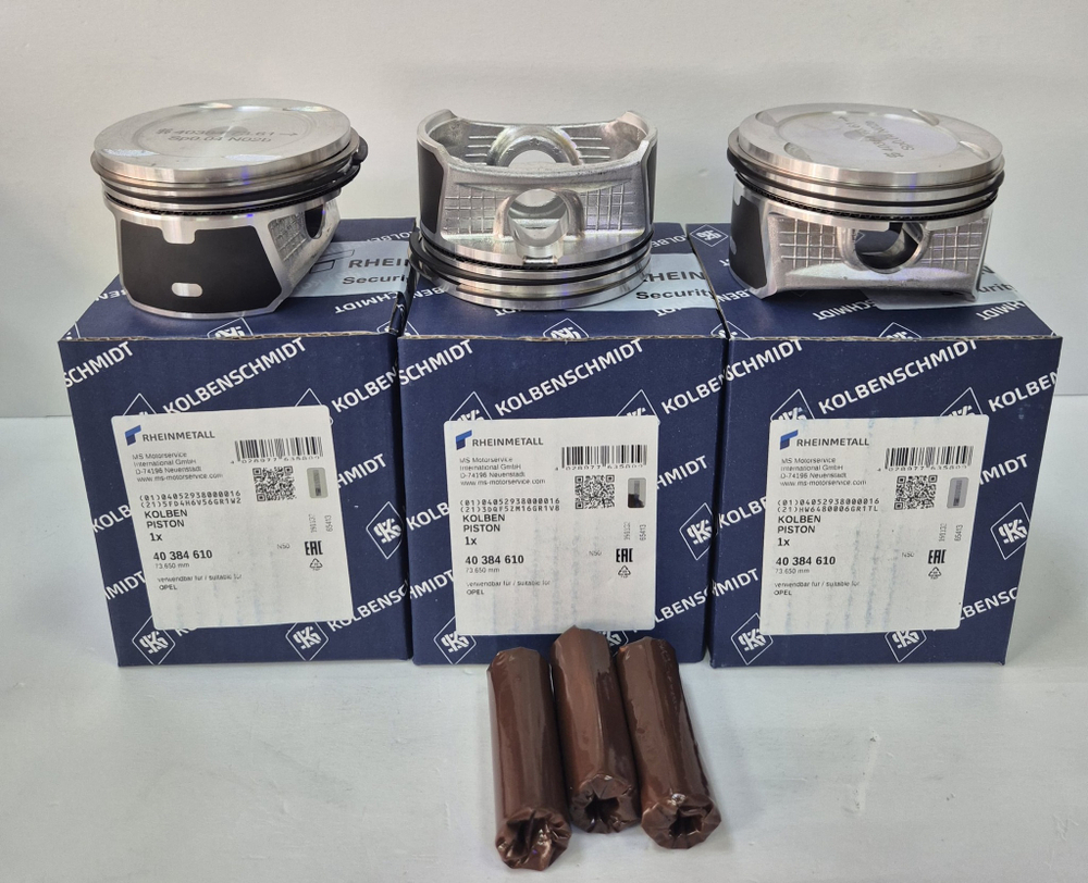 Поршни с кольцами +0.25 Z10XEP Kolbenschmidt