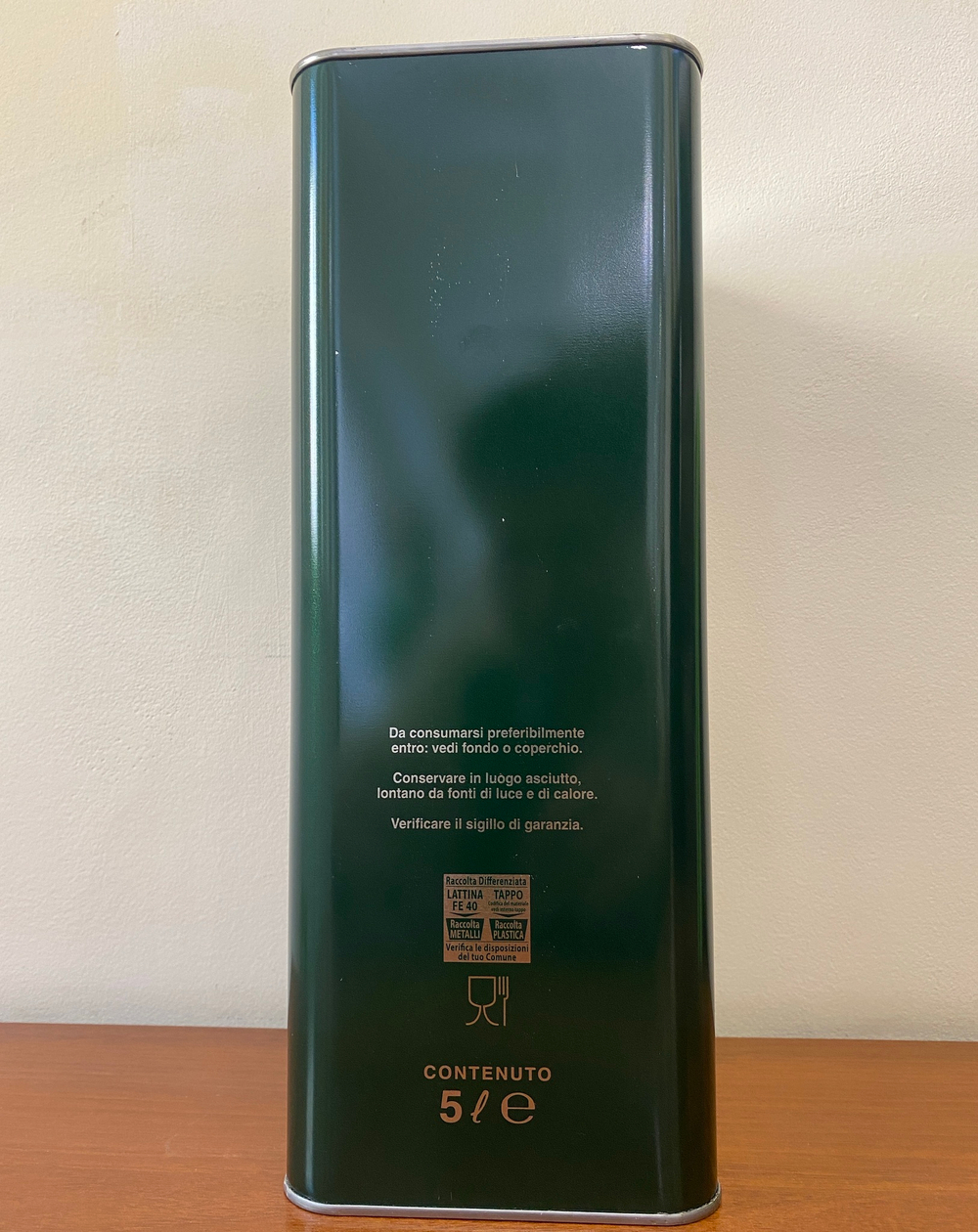 Оливковое масло рафинированное CARMELA DI CARO Cinque Foglie 5 L в ж/к Италия, Сицилия