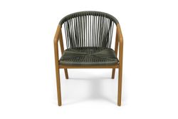 "Будапешт" стул из искусственного ротанга, цвет темно-серый