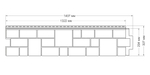 Панель фасадная Grand Line  Я -ФАСАД  Екатерининский камень Уголь 0,39м2