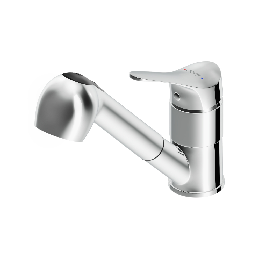Смеситель для кухни с вытяжным изливом Dorff Ultra D5000000 Хром