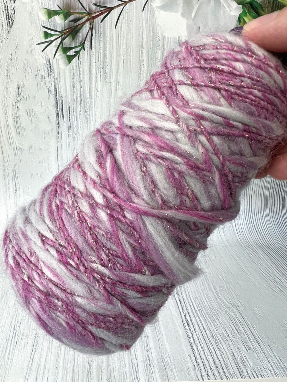 Трикотажная пряжа для вязания MORELINO толстая шишибрики