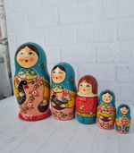 Матрешка "с курочкой" традиция 5мест