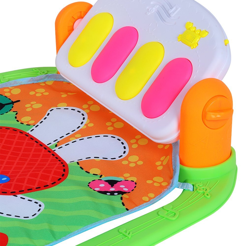 0333921/Детский мягкий развив. коврик овальной формы с муз. панелью, в/к 46*30*9 см/54