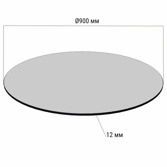 Стол Fuoz HPL, Ø90 см, индийский шесман