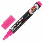 Маркеры меловые "POP-ART", НАБОР 6 ЦВЕТОВ, 5 мм, сухостираемые, для гладких поверхностей, BRAUBERG, 151536