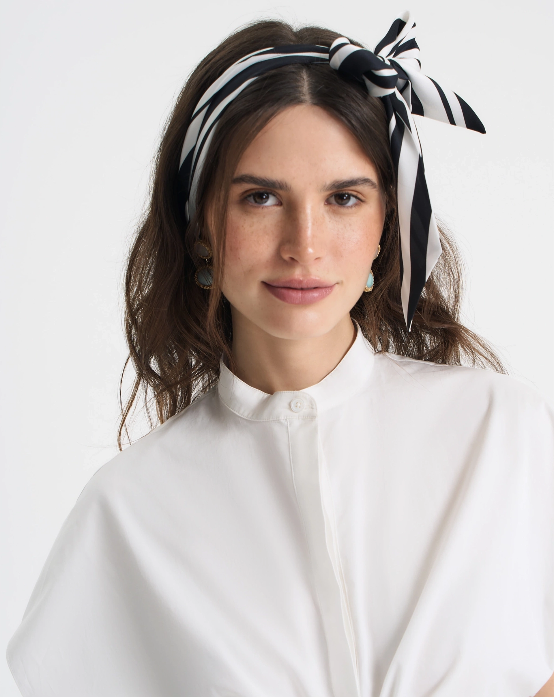 Рубашка укороченная на завязке